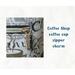 Special zipper charm - coffee shop cup